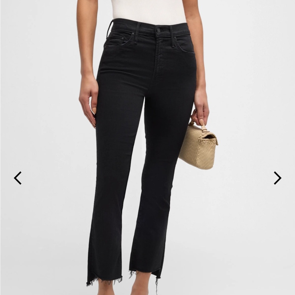 MOTHER jeans - the insider crop step fray